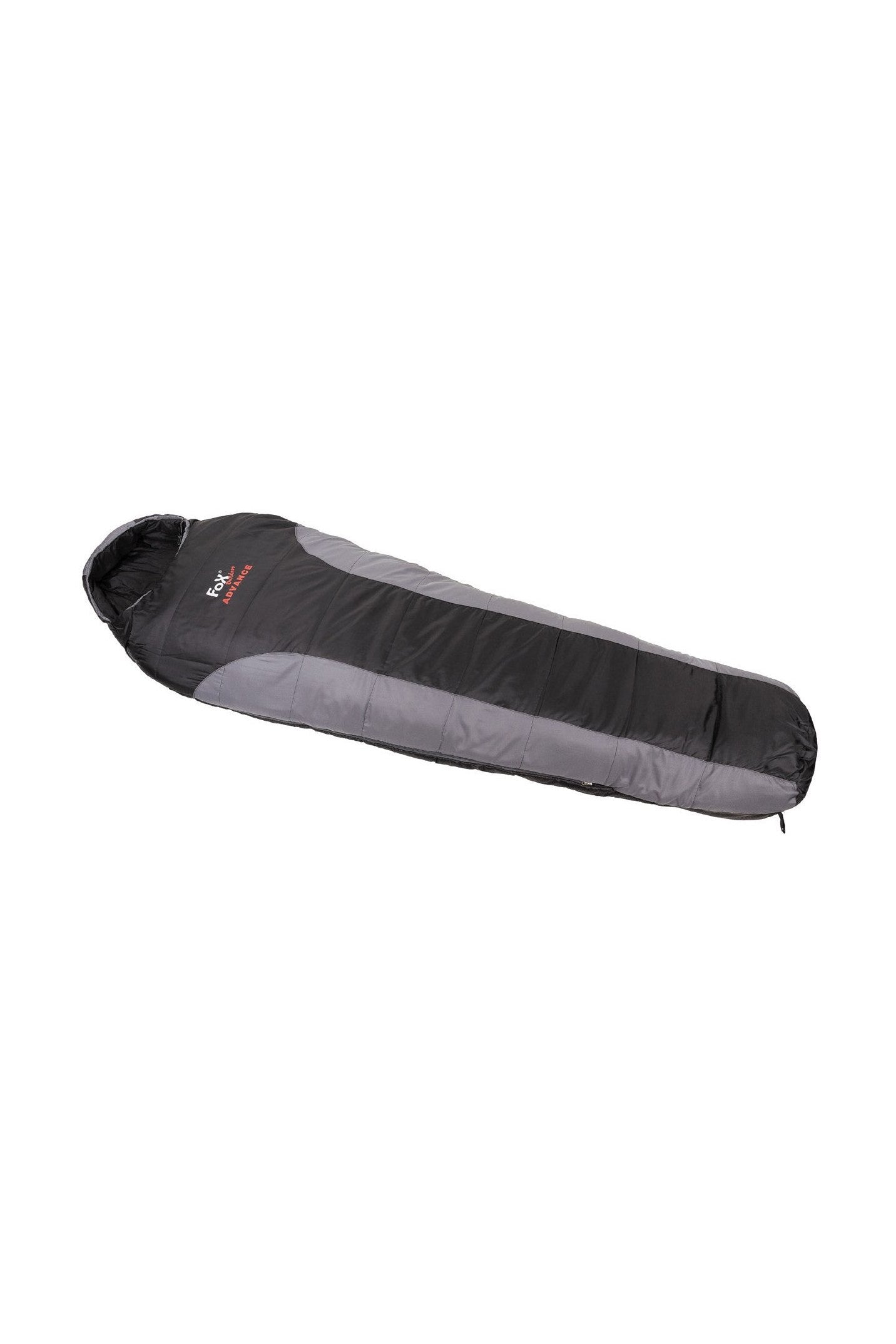 FOX OUTDOOR Mumienschlafsack, "Advance", schwarz-grau - INVICTUSLEGIO