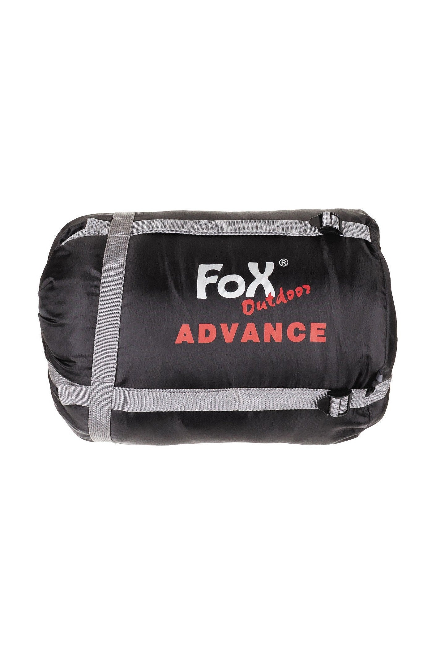 FOX OUTDOOR Mumienschlafsack, "Advance", schwarz-grau - INVICTUSLEGIO