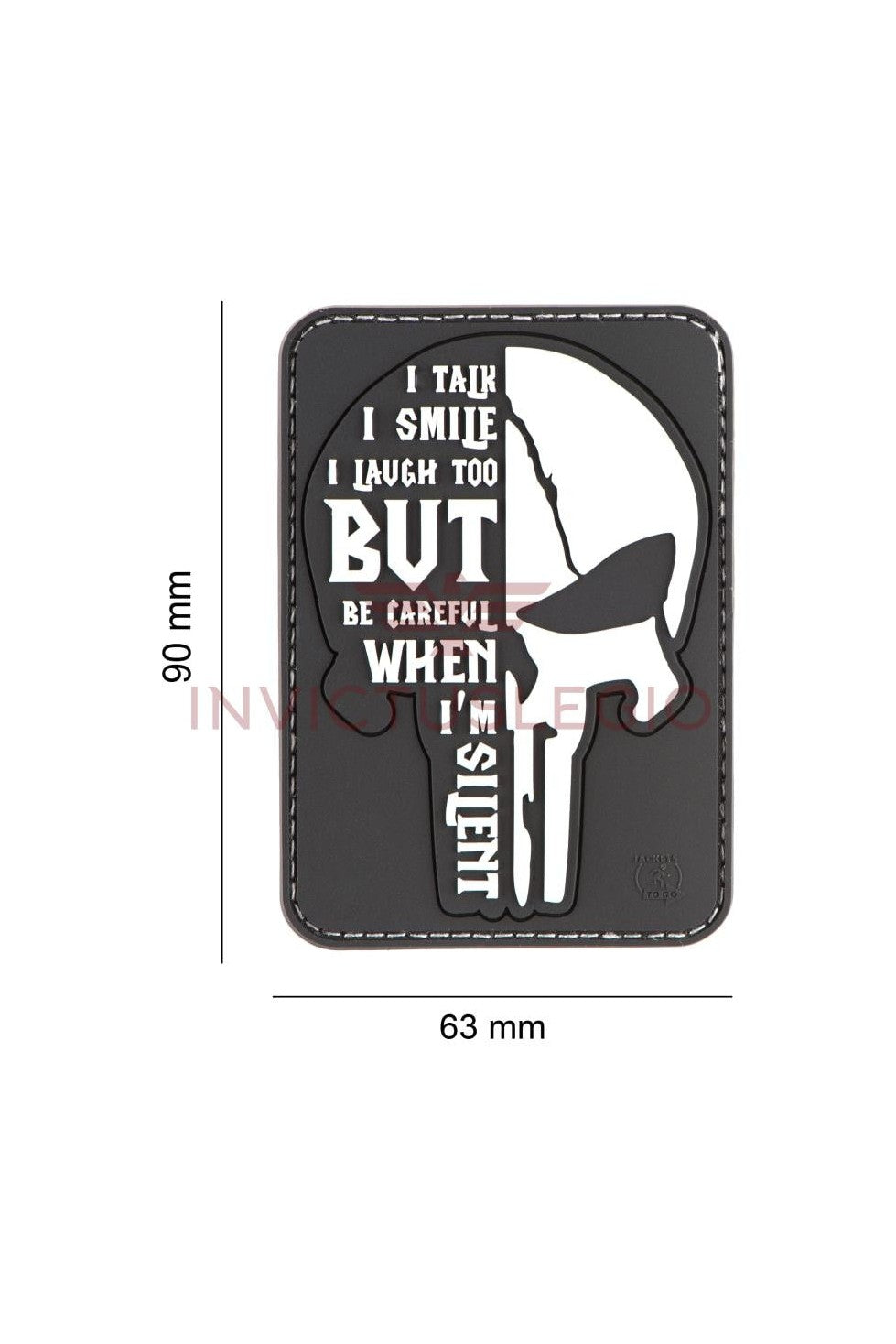 JTG SILENT PUNISHER RUBBER PATCH - INVICTUSLEGIO