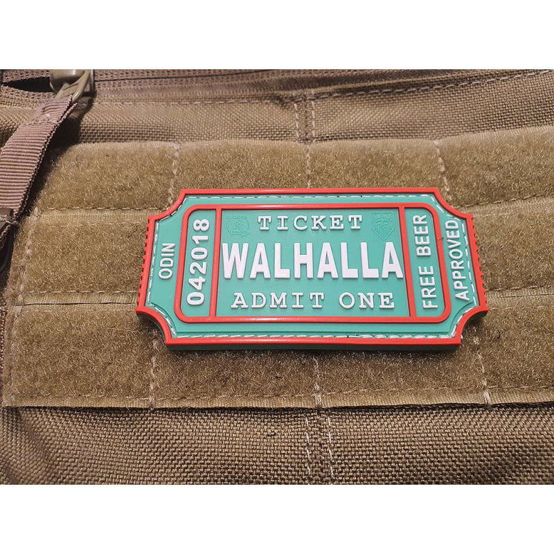 Patch WALHALLA TICKET BEER - INVICTUSLEGIO