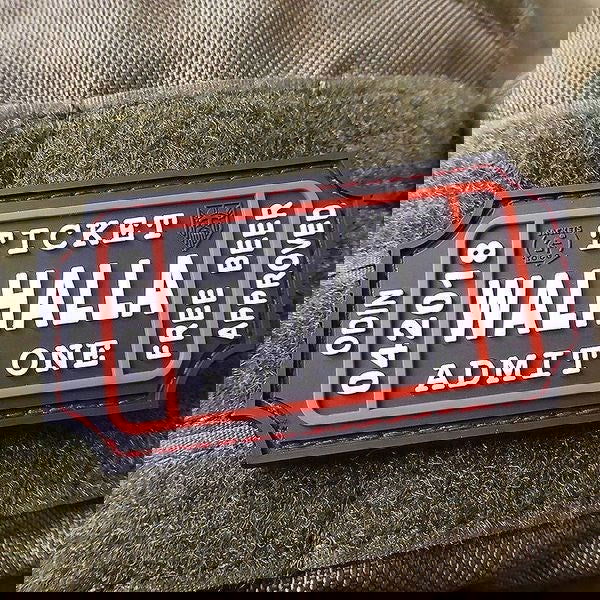 Patch WALHALLA TICKET BEER - INVICTUSLEGIO