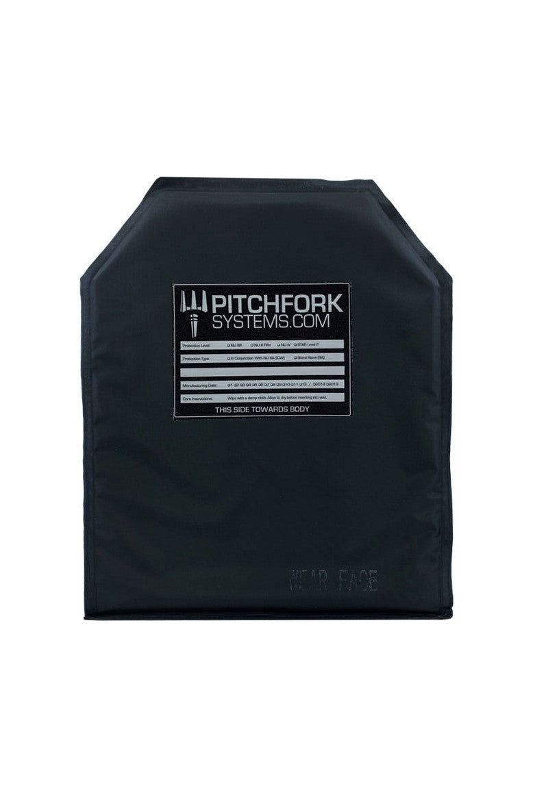 Pitchfork NIJ Level IIIA 10x12 Inch Standard Cut Soft Armour Plate - INVICTUSLEGIO