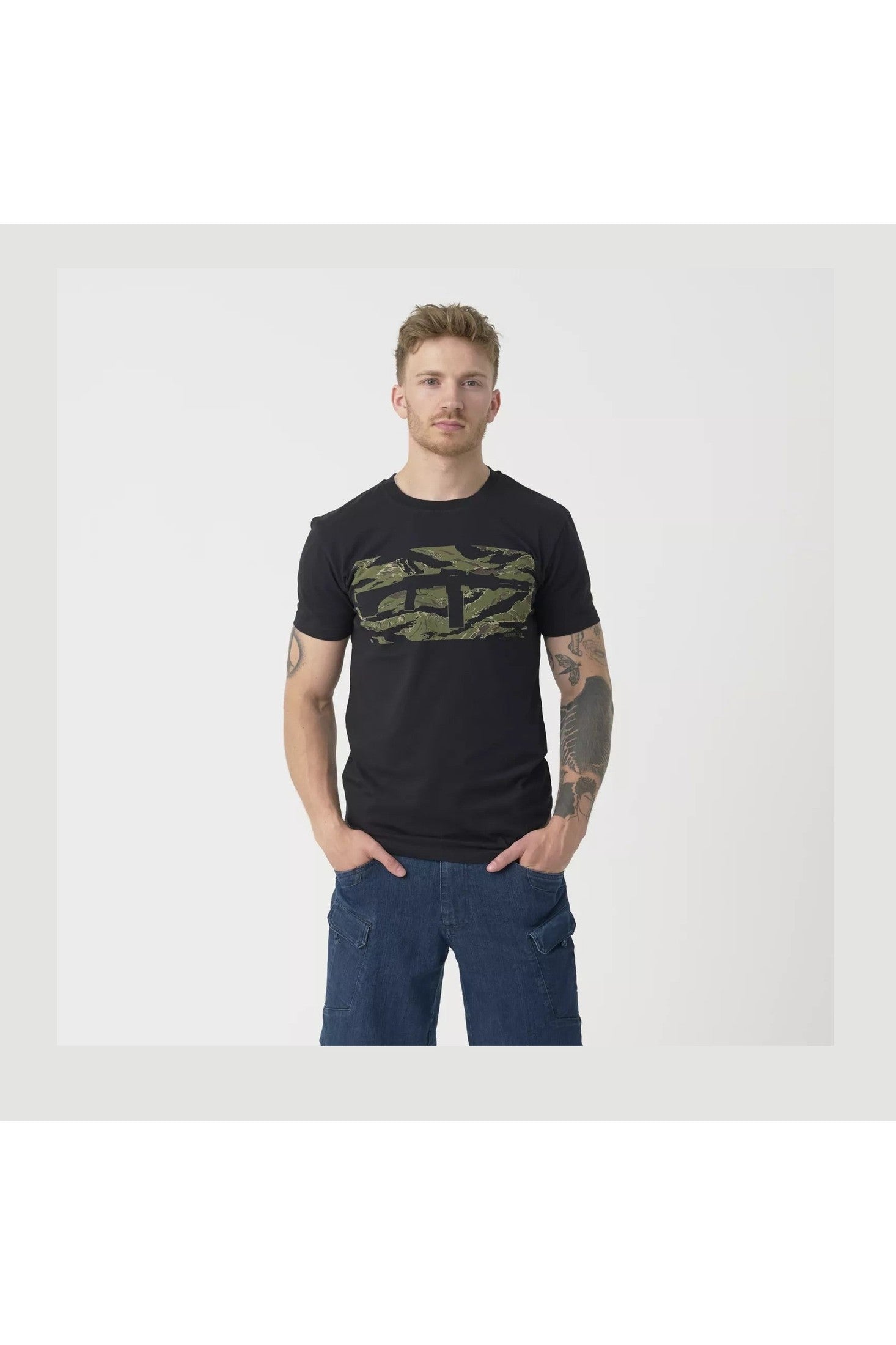 T-shirt RPD NOIR/TIGER STRIPE Helikon-Tex
