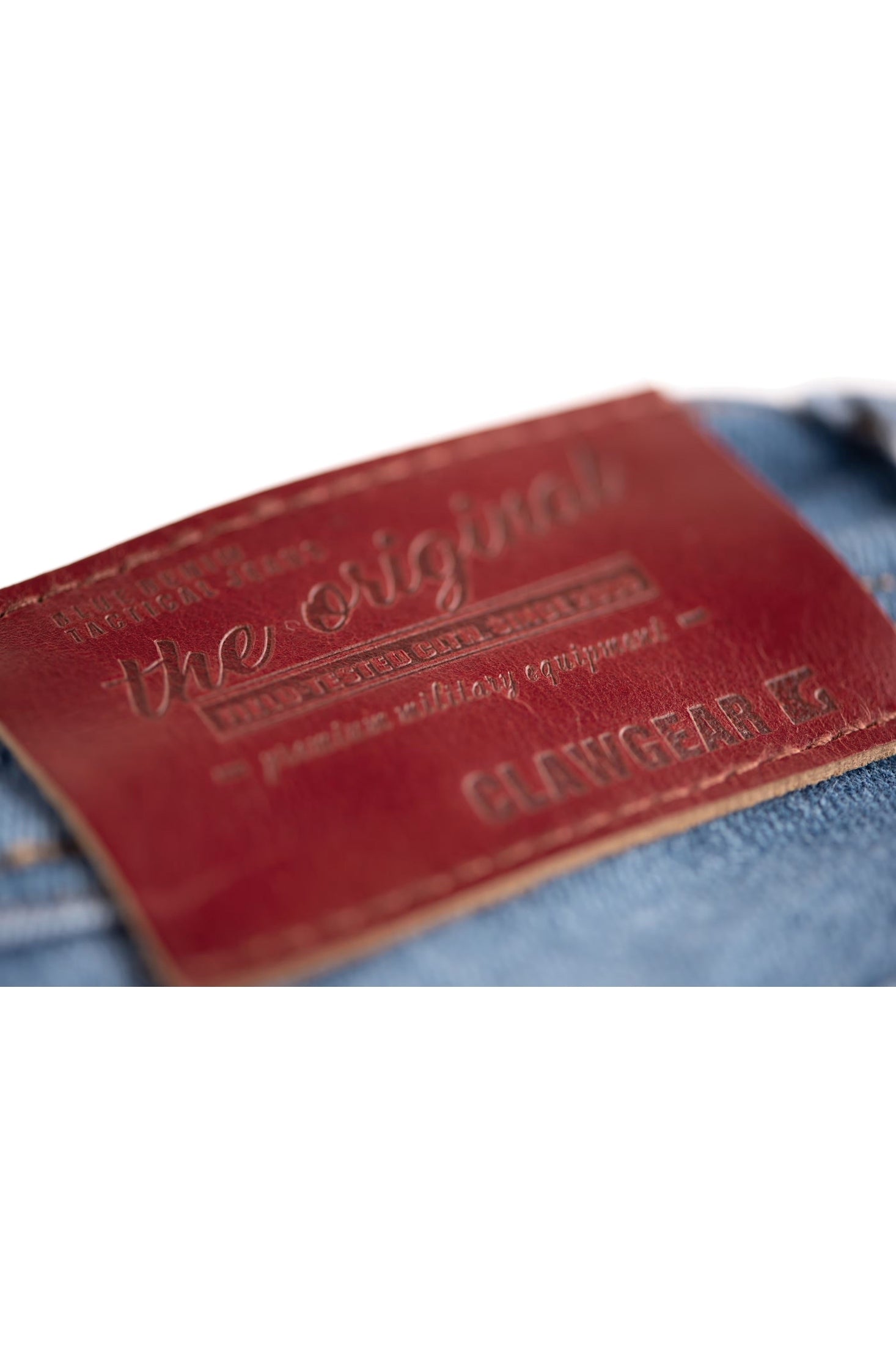 Clawgear BLUE DENIM TACTICAL FLEX JEANS Mid Blue Washed