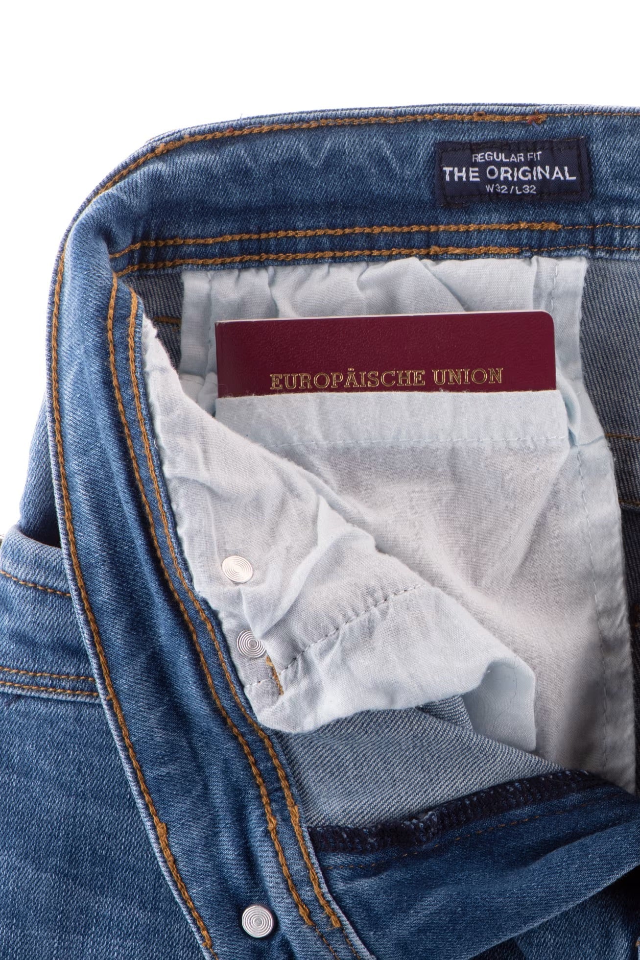 Clawgear BLUE DENIM TACTICAL FLEX JEANS Mid Blue Washed