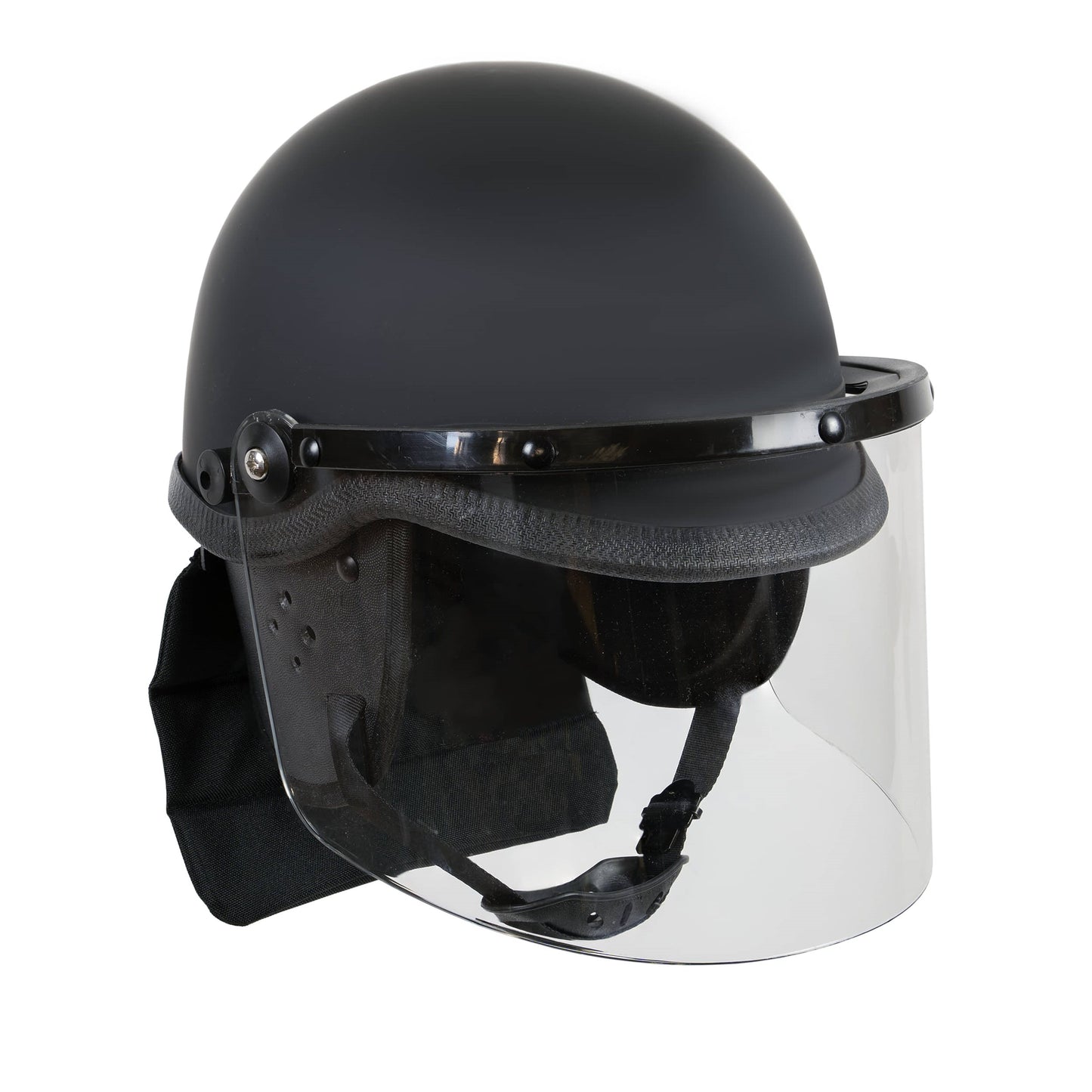 Commando Industries Helm RIOT mit Gesichtsschutz SCHWARZ