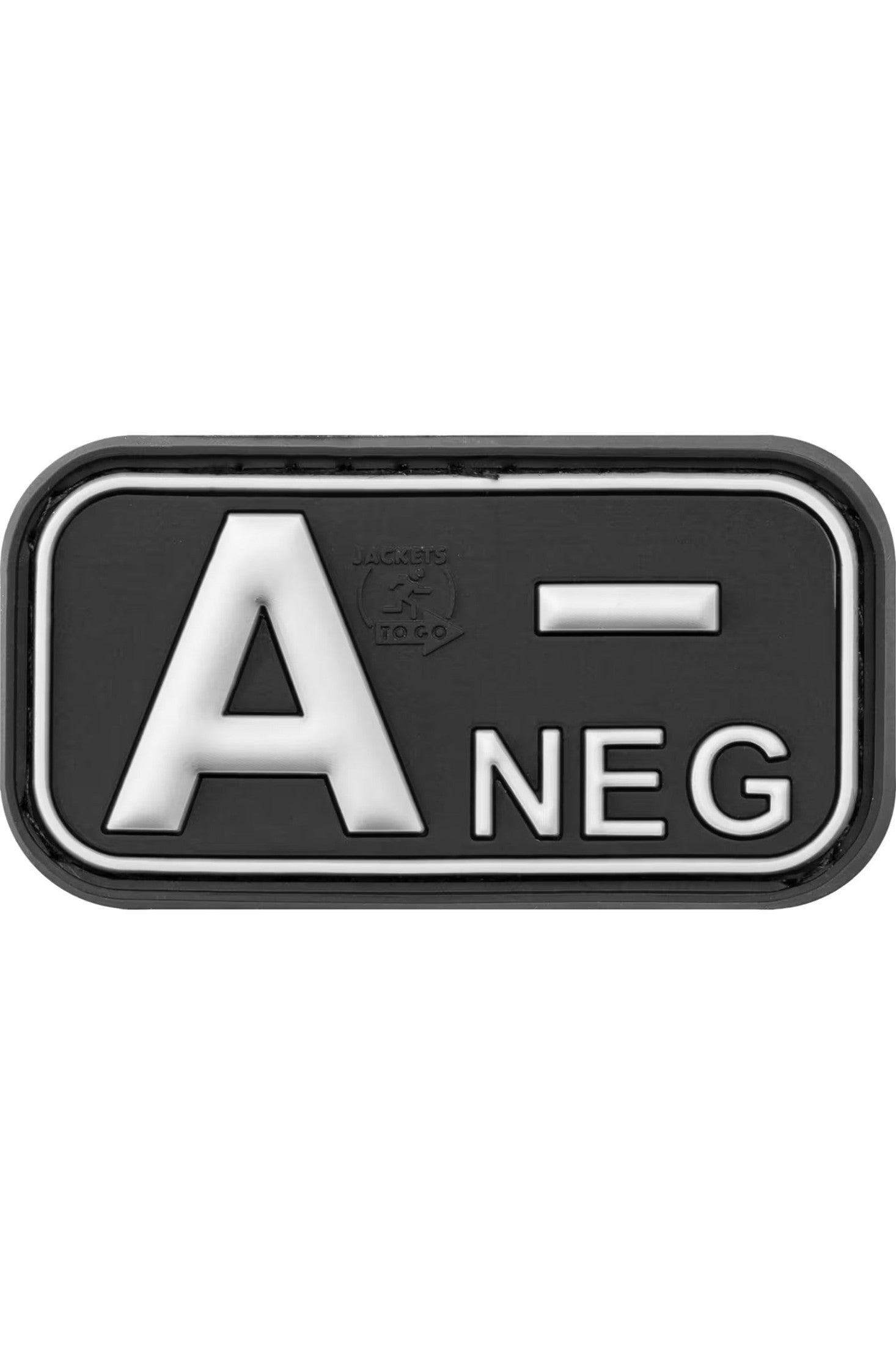 JTG Bloodtype Rubber Patch A Neg