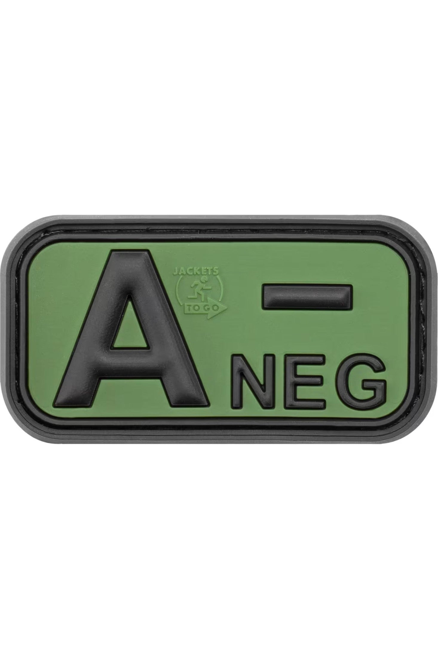 JTG Bloodtype Rubber Patch A Neg