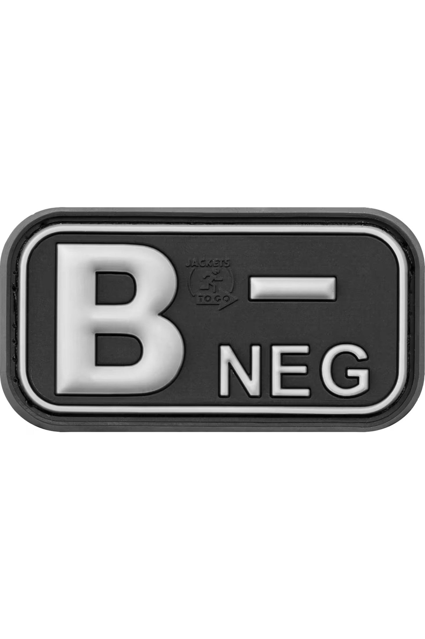 JTG Bloodtype Rubber Patch B Neg