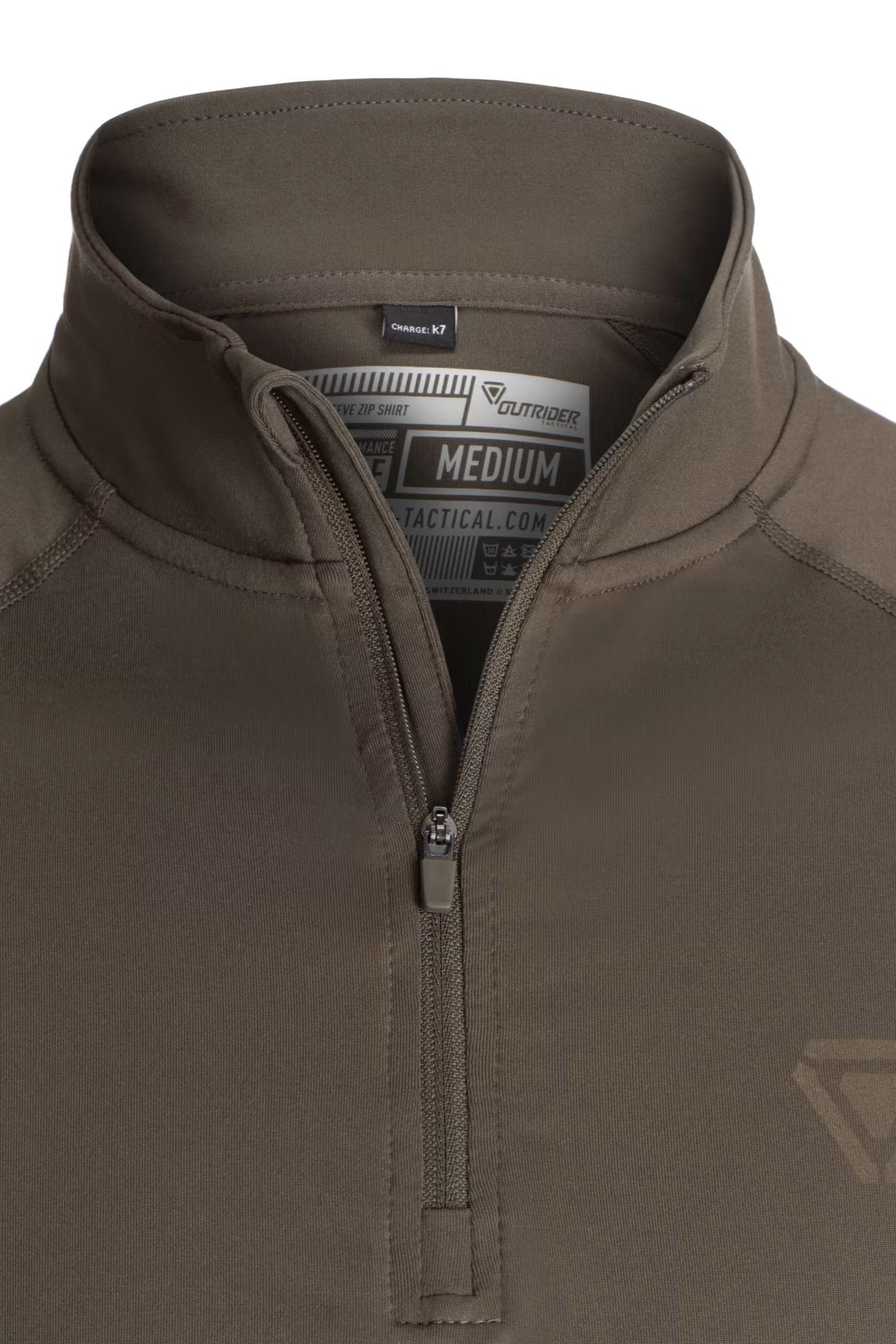 Outrider TORD CHEMISE ZIPPÉE À MANCHES LONGUES