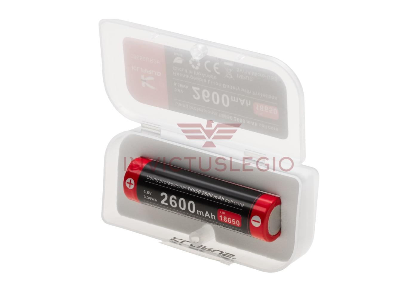 Klarus 18650 BATTERY 3.7V 2600MAH MICRO-USB