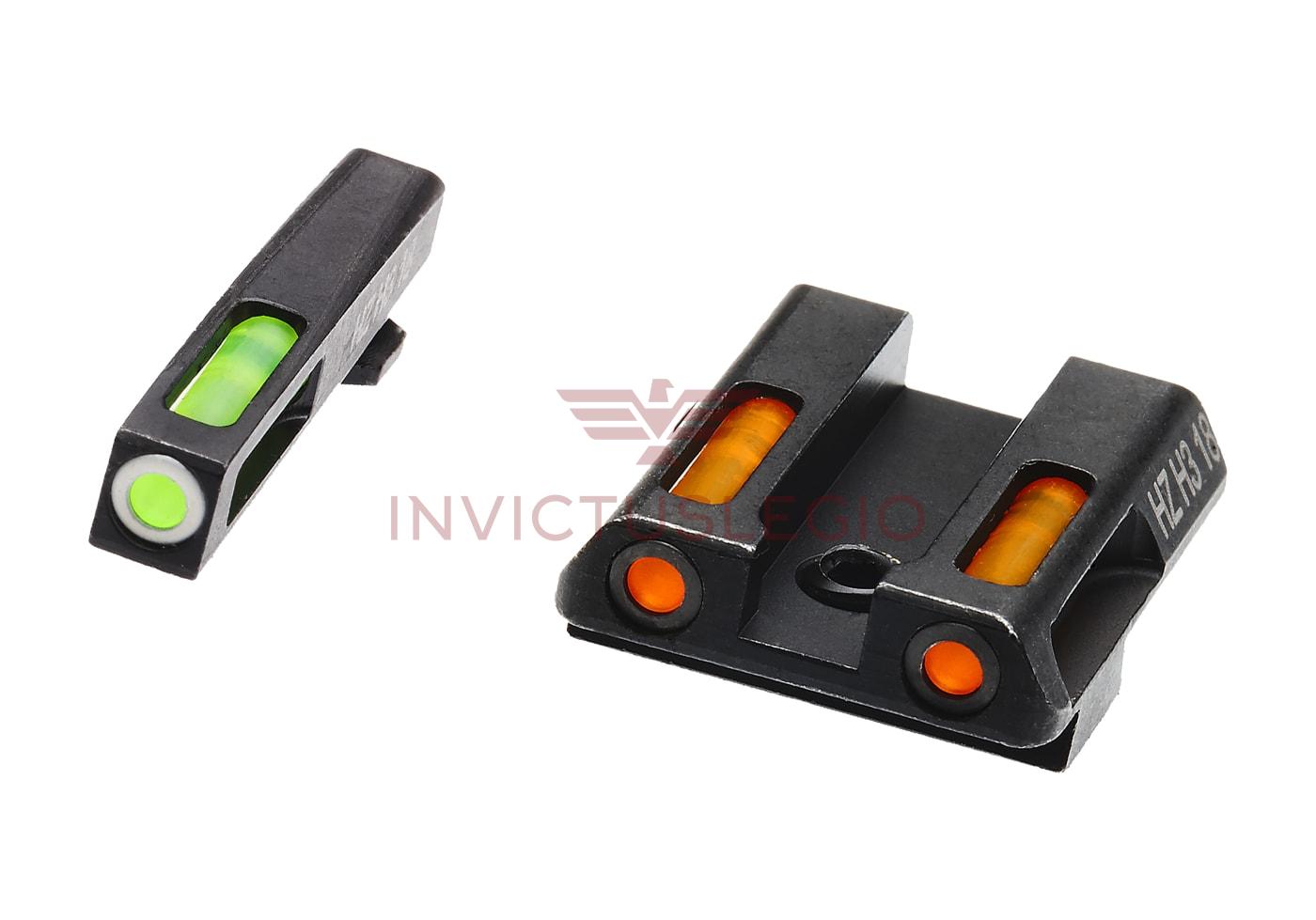 HIVIZ LITEWAVE H3 TRITIUM/LITEPIPE SIGHT SET FOR GLOCK 42/43/48 GLN421 - INVICTUSLEGIO