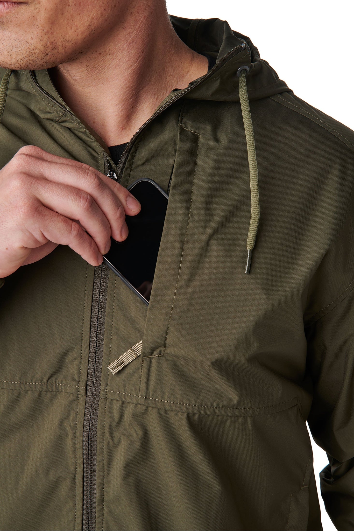 5.11 TACTICAL RADAR PACKABLE HOODED JACKET