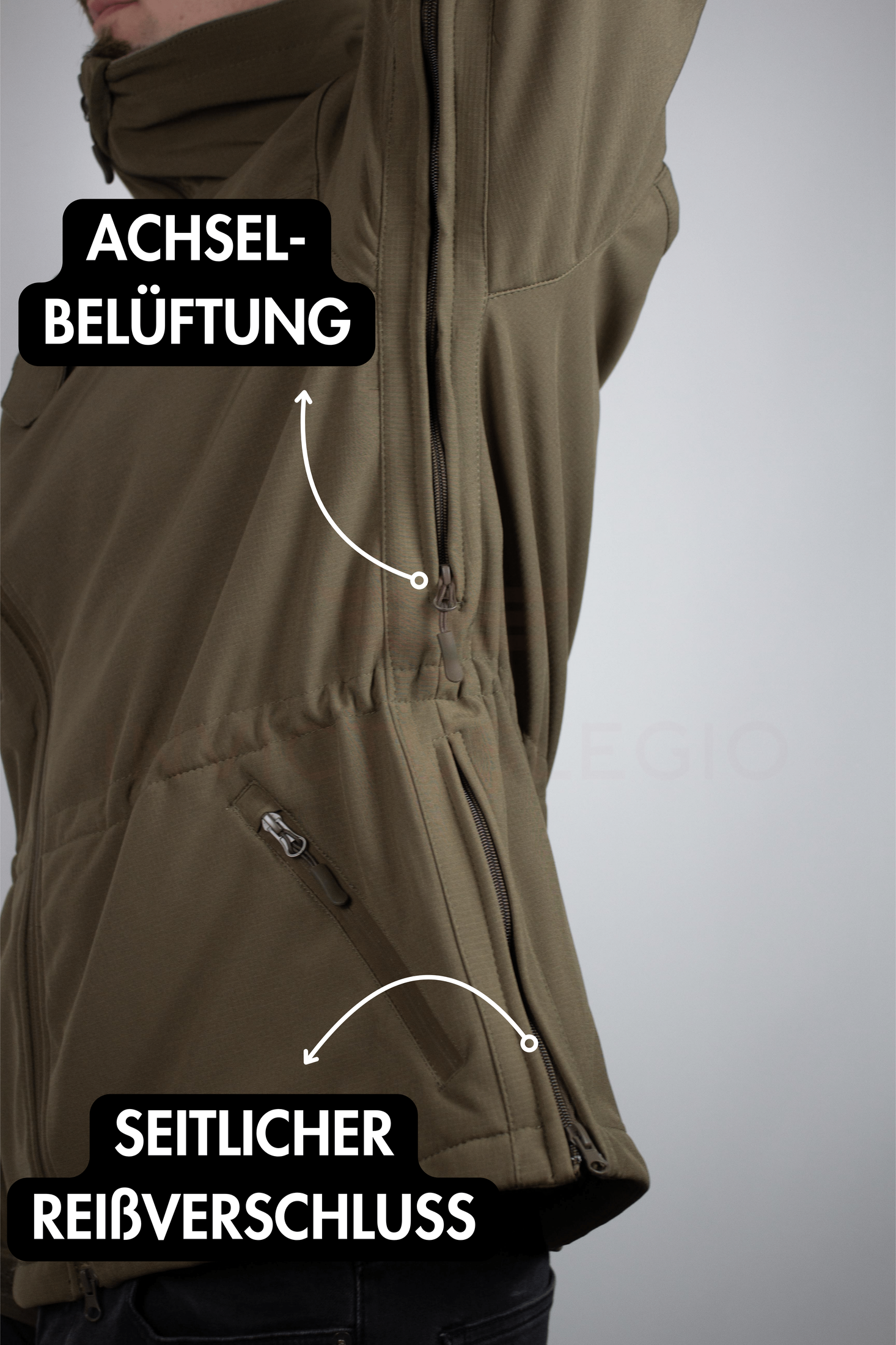 Veste softshell, « Haute Défense »