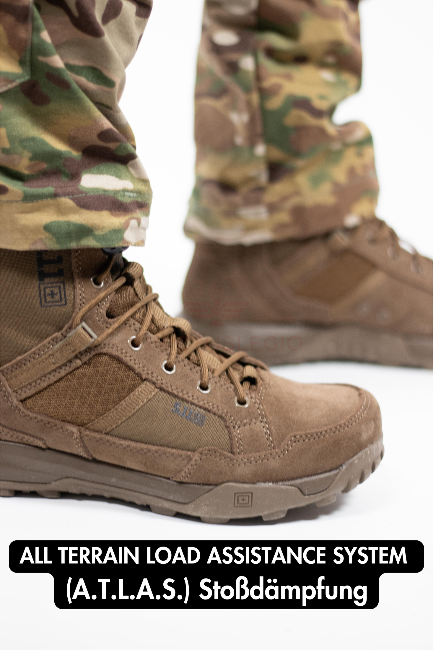 5.11 Tactical A/T NON-ZIP BOOTS 6" Dark Earth