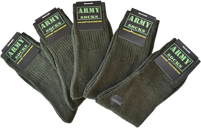 Army Socks ( 5 Paar ) aus strapazierfähiger Baumwolle - INVICTUSLEGIO