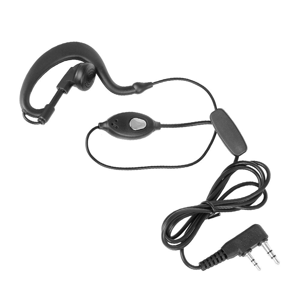 BaoFeng - Ohrhörer-Headset mit Mikrofon & PTT - Kenwood-Stecker - INVICTUSLEGIO