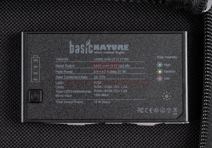 BasicNature SOLAR CHARGER POWERBANK - INVICTUSLEGIO