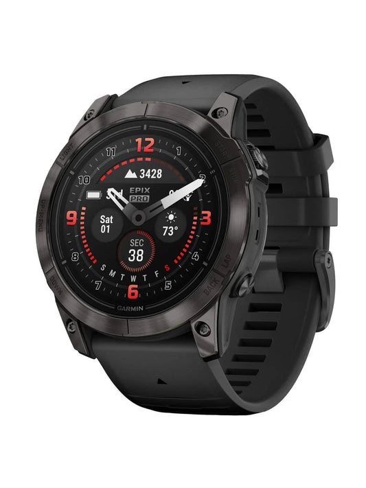 epix™ Pro (Gen 2) – Sapphire Edition | 47mm, Schwarz/Carbongrau Titan DLC mit QuickFit®-Silikon-Armband 22 mm - INVICTUSLEGIO