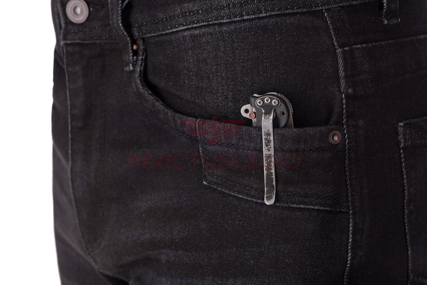 Clawgear BLUE DENIM TACTICAL FLEX JEANS Black Grey Washed - INVICTUSLEGIO