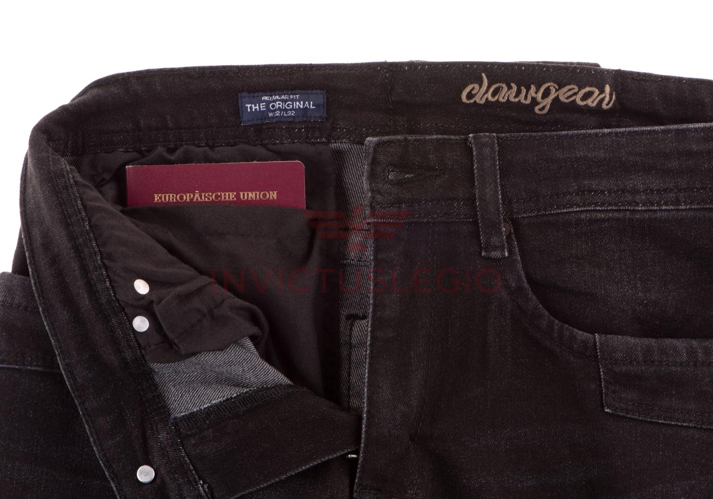 Clawgear BLUE DENIM TACTICAL FLEX JEANS Black Grey Washed - INVICTUSLEGIO