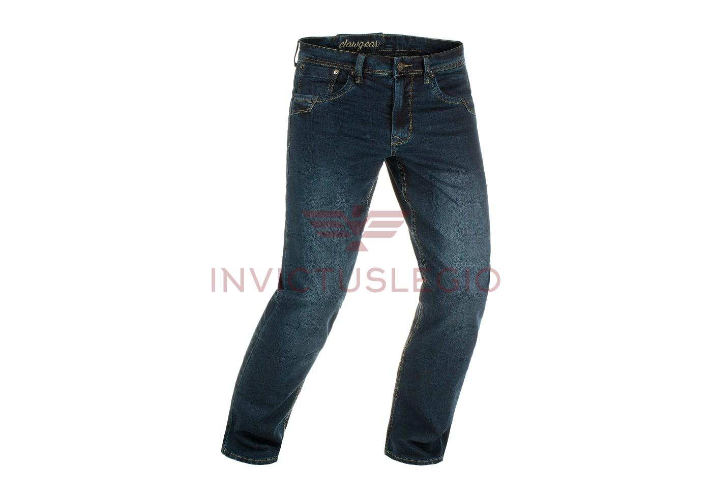 Clawgear BLUE DENIM TACTICAL FLEX JEANS Midnight Washed - INVICTUSLEGIO