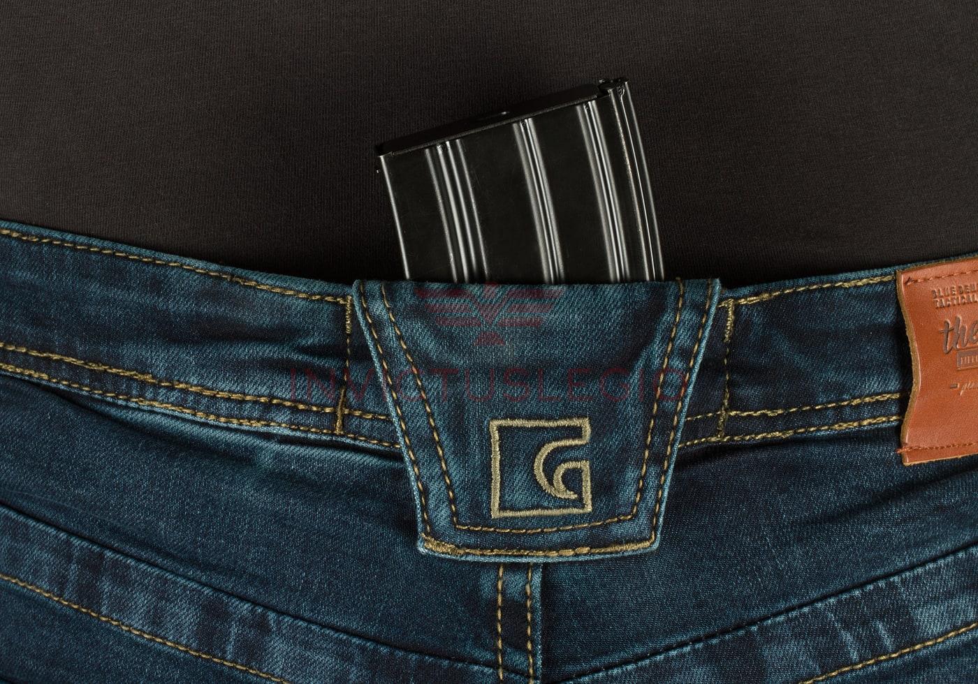 Clawgear BLUE DENIM TACTICAL FLEX JEANS Midnight Washed - INVICTUSLEGIO