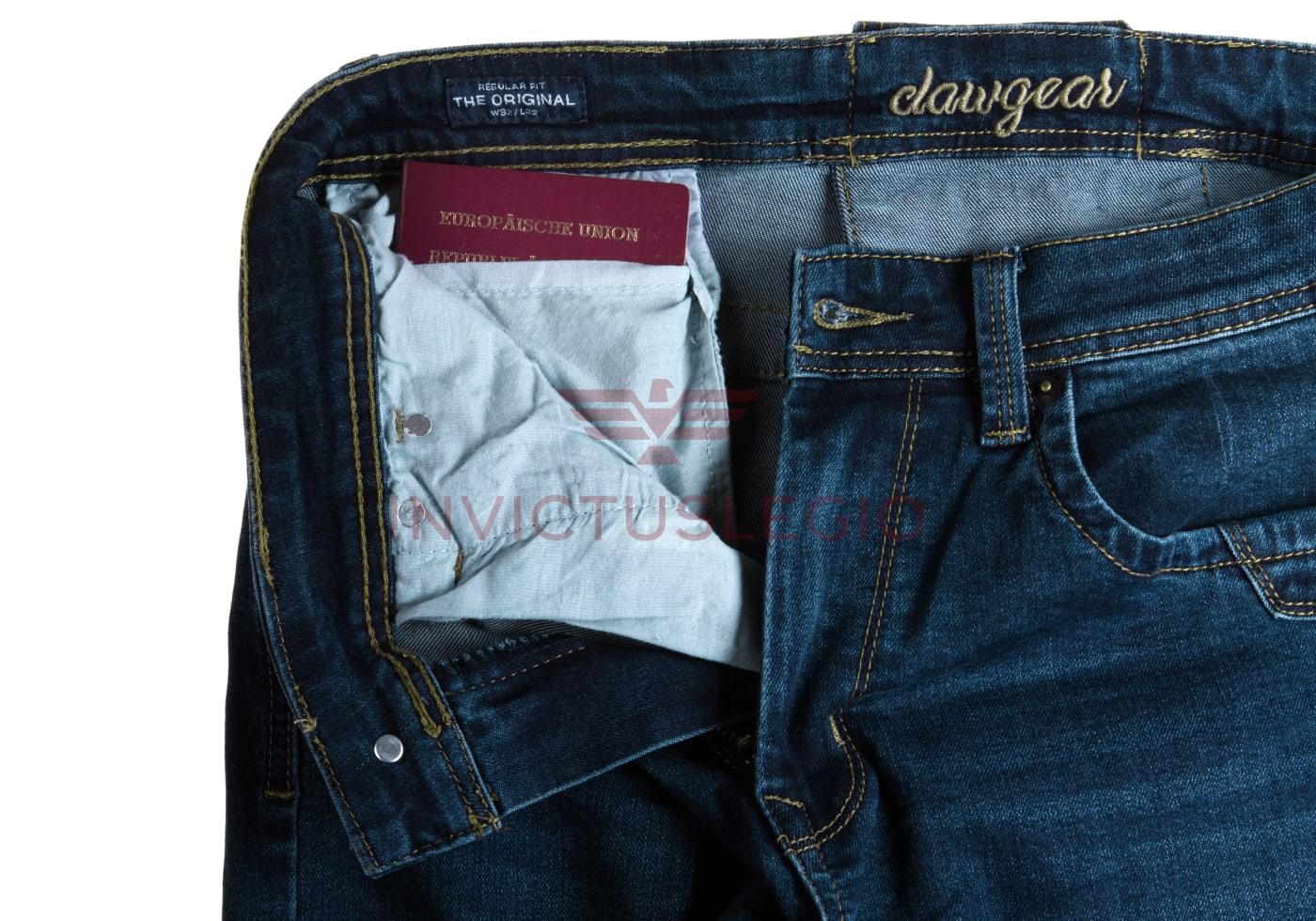 Clawgear BLUE DENIM TACTICAL FLEX JEANS Midnight Washed - INVICTUSLEGIO