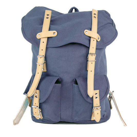 Cotton Hiking Backpack with Real Leather Stripping 15L ESSL - INVICTUSLEGIO