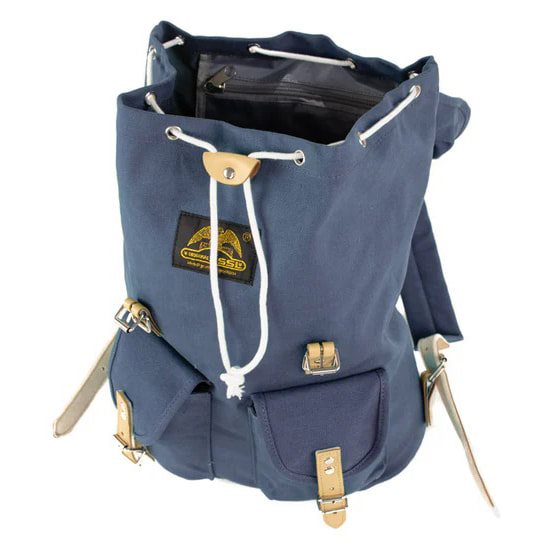Cotton Hiking Backpack with Real Leather Stripping 15L ESSL - INVICTUSLEGIO