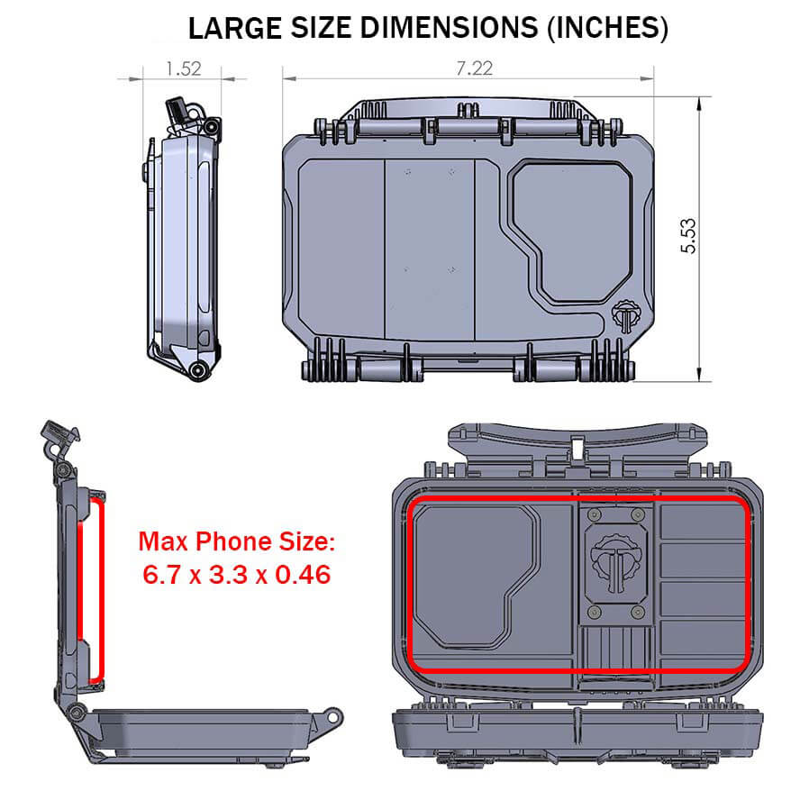 THYRM DarkVault 2.0 Critical Gear Case Comms Blocking - Multicam - Regular