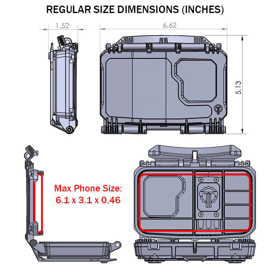 THYRM DarkVault 2.0 Critical Gear Case Comms Blocking - Multicam - Regular