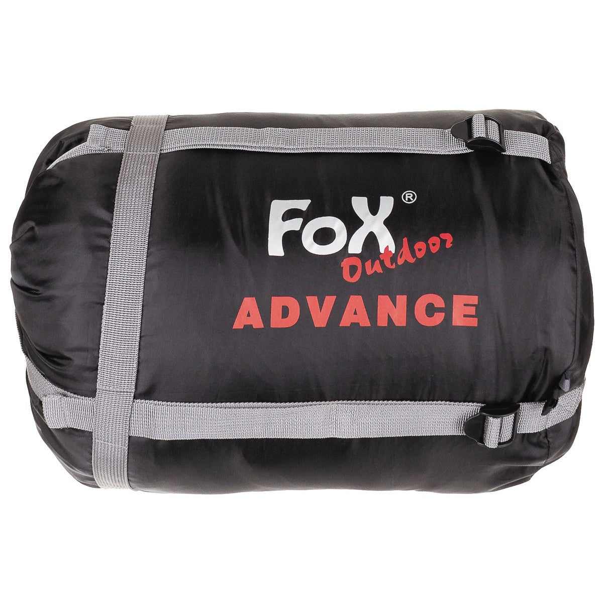 FOX OUTDOOR Mumienschlafsack, "Advance", schwarz-grau - INVICTUSLEGIO