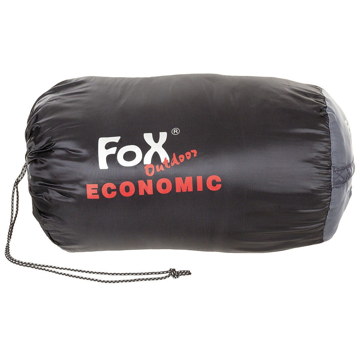 FOX OUTDOOR Mumienschlafsack, "Economic", schwarz-grau - INVICTUSLEGIO