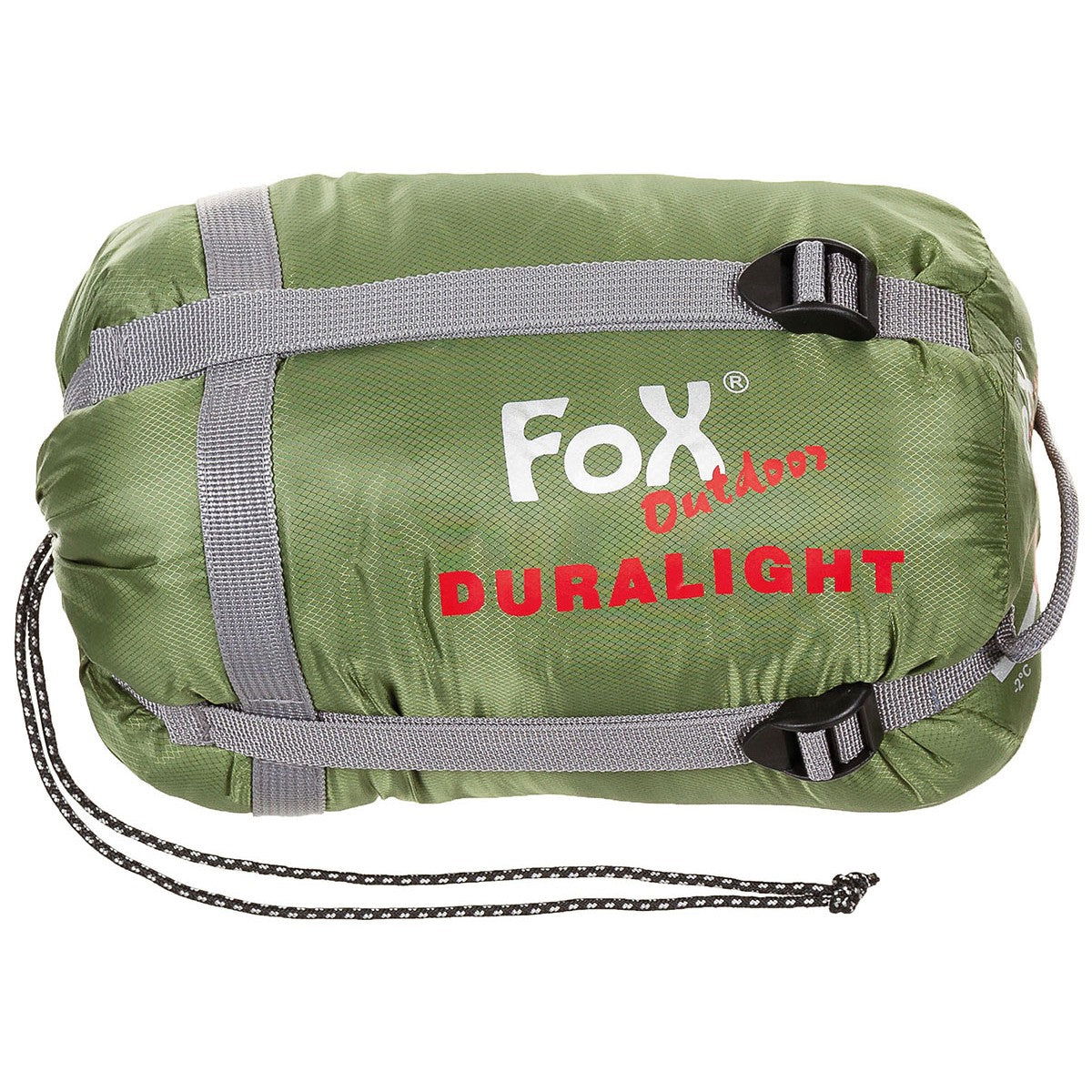 FOX OUTDOOR Schlafsack, "Duralight", oliv-schwarz - INVICTUSLEGIO