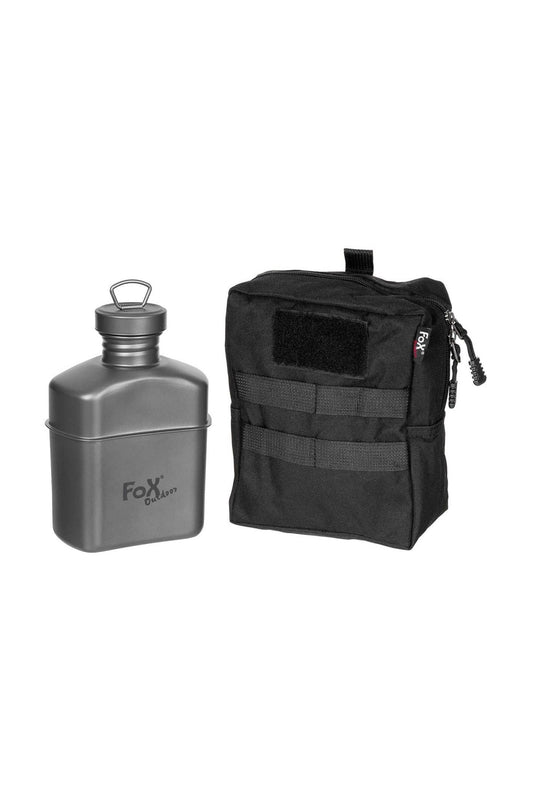 Fox Outdoor Flasche TITAN 1L inklusive MOLLE
