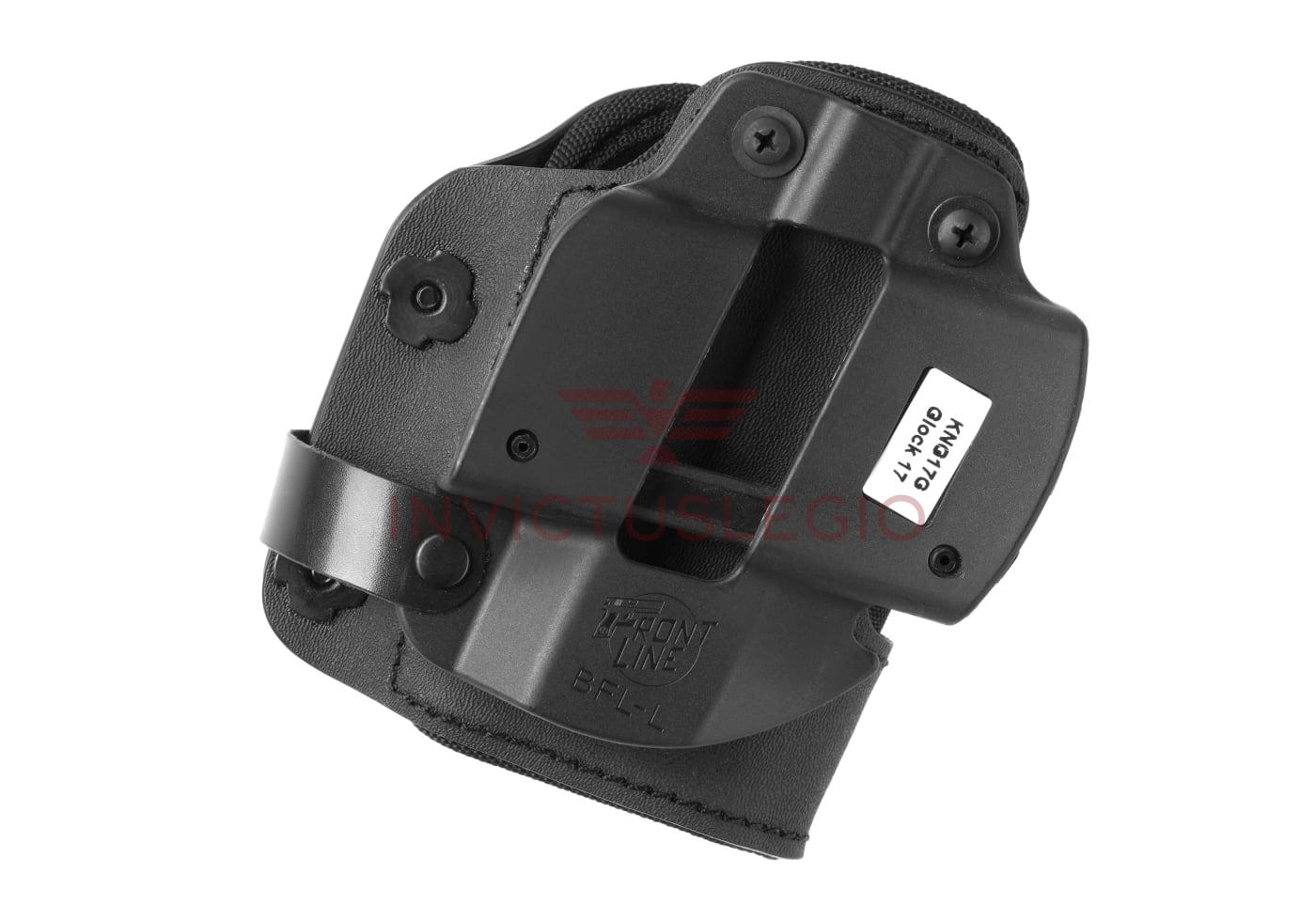 Frontline KNG OPEN TOP HOLSTER FÜR GLOCK 17 GTL LEFT HAND - INVICTUSLEGIO