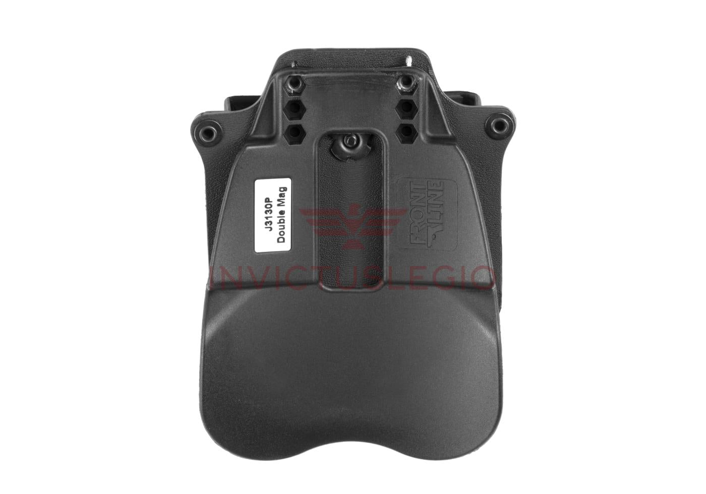 Frontline POLYMER DOUBLE PISTOL MAG PADDLE POUCH - INVICTUSLEGIO