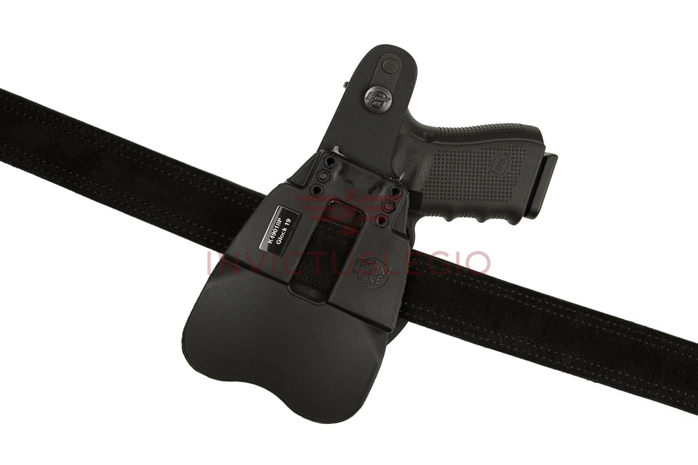 Frontline THUMB-BREAK KYDEX HOLSTER FÜR GLOCK 19 PADDLE - INVICTUSLEGIO