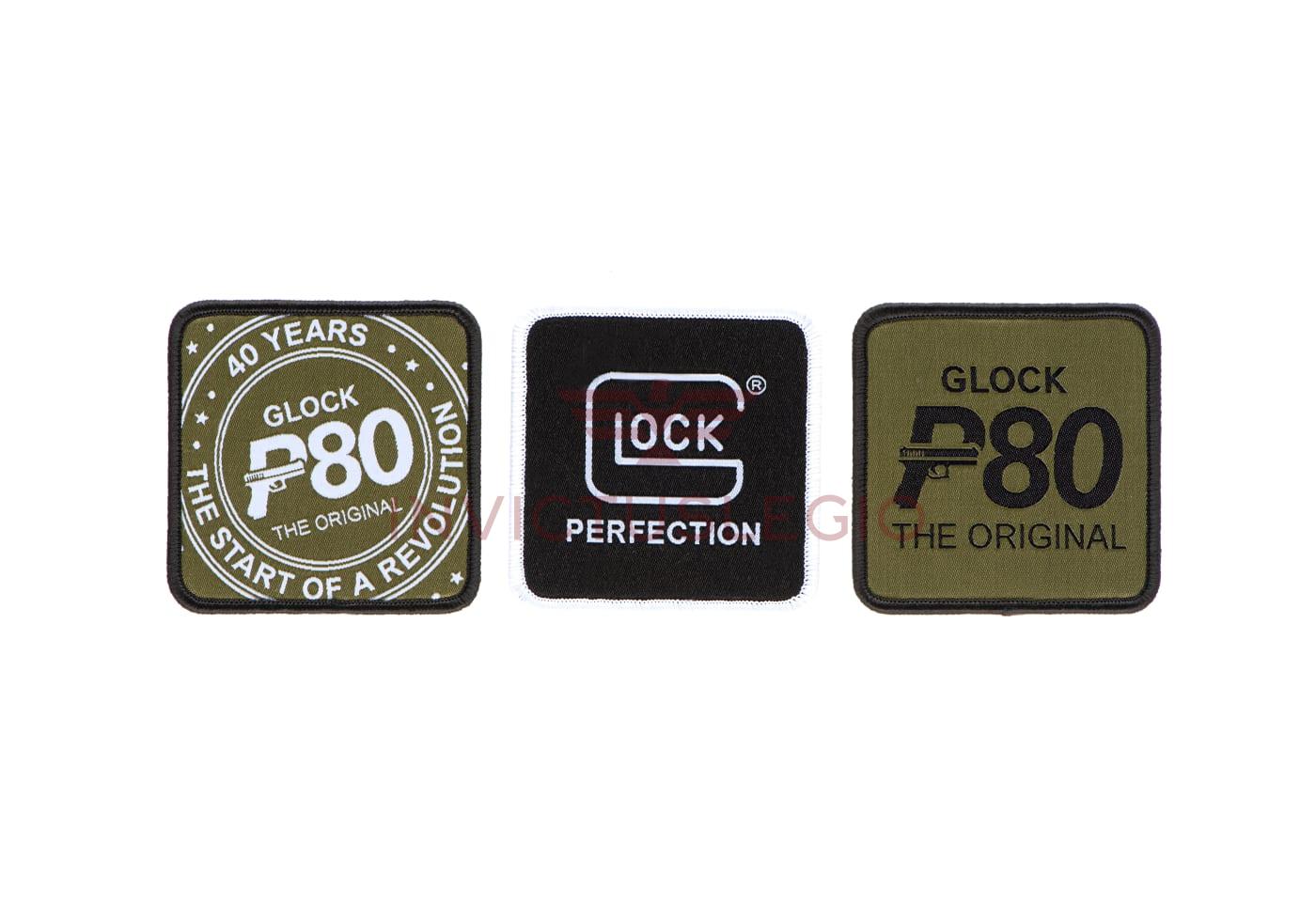 Glock GLOCK P80 PATCHES SET - INVICTUSLEGIO