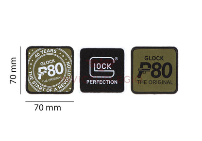 Glock GLOCK P80 PATCHES SET - INVICTUSLEGIO