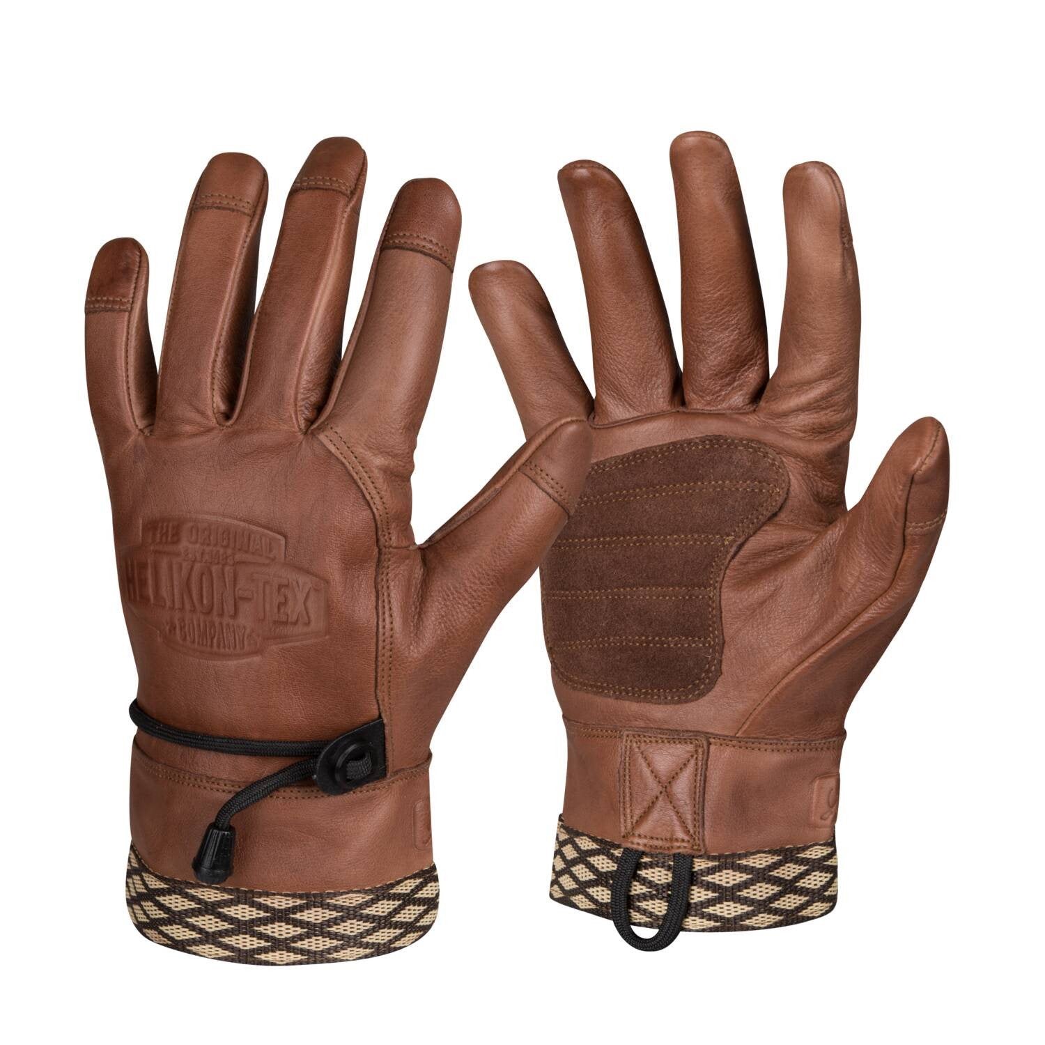 HELIKON TEX Gloves WOODCRAFTER leather - INVICTUSLEGIO