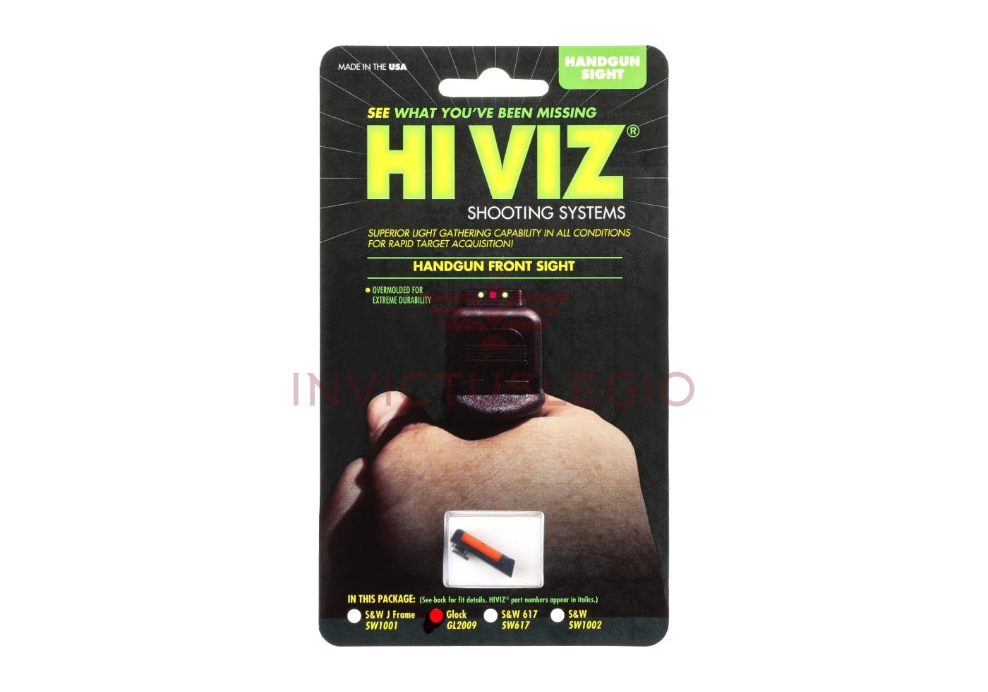 HIVIZ TACTICAL FRONT SIGHT FOR GLOCK GL2009-R - INVICTUSLEGIO