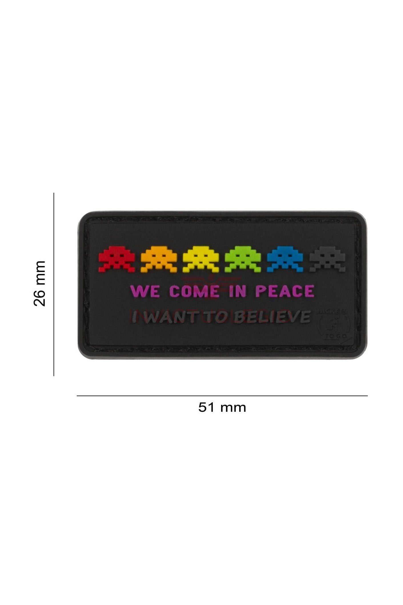 JTG ALIEN INVASION RUBBER PATCH - INVICTUSLEGIO