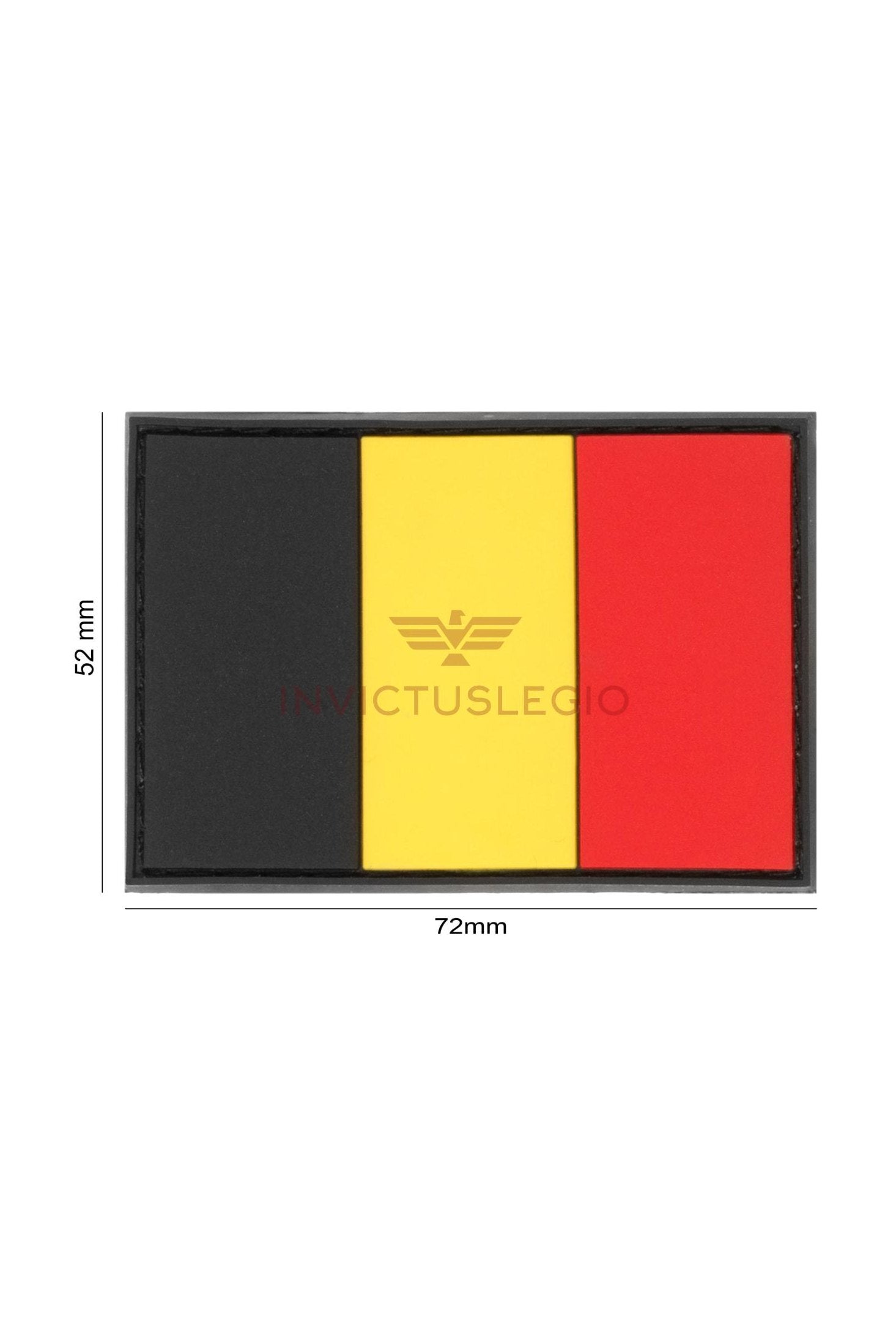 JTG BELGIUM FLAG RUBBER PATCH - INVICTUSLEGIO
