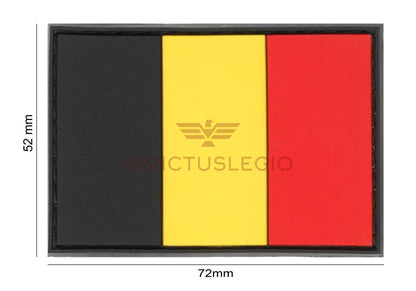 JTG BELGIUM FLAG RUBBER PATCH - INVICTUSLEGIO