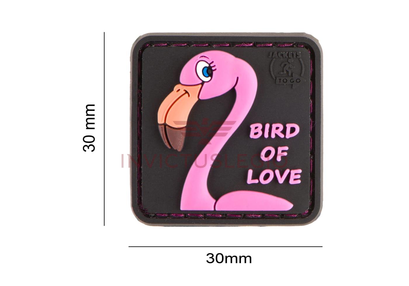JTG BIRD OF LOVE RUBBER PATCH - INVICTUSLEGIO