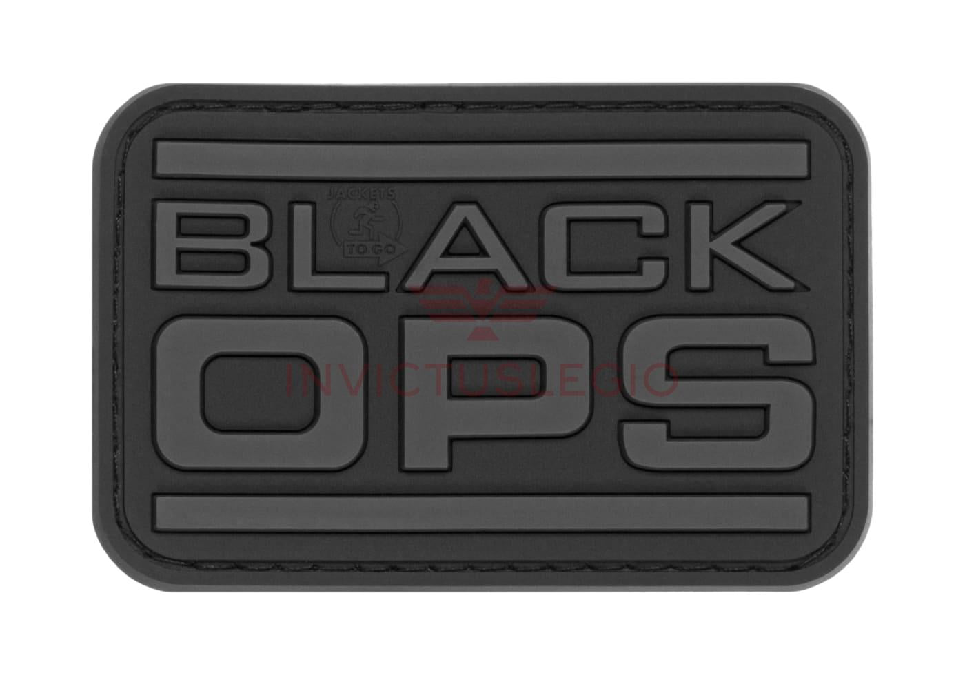 JTG BLACK OPS RUBBER PATCH - INVICTUSLEGIO