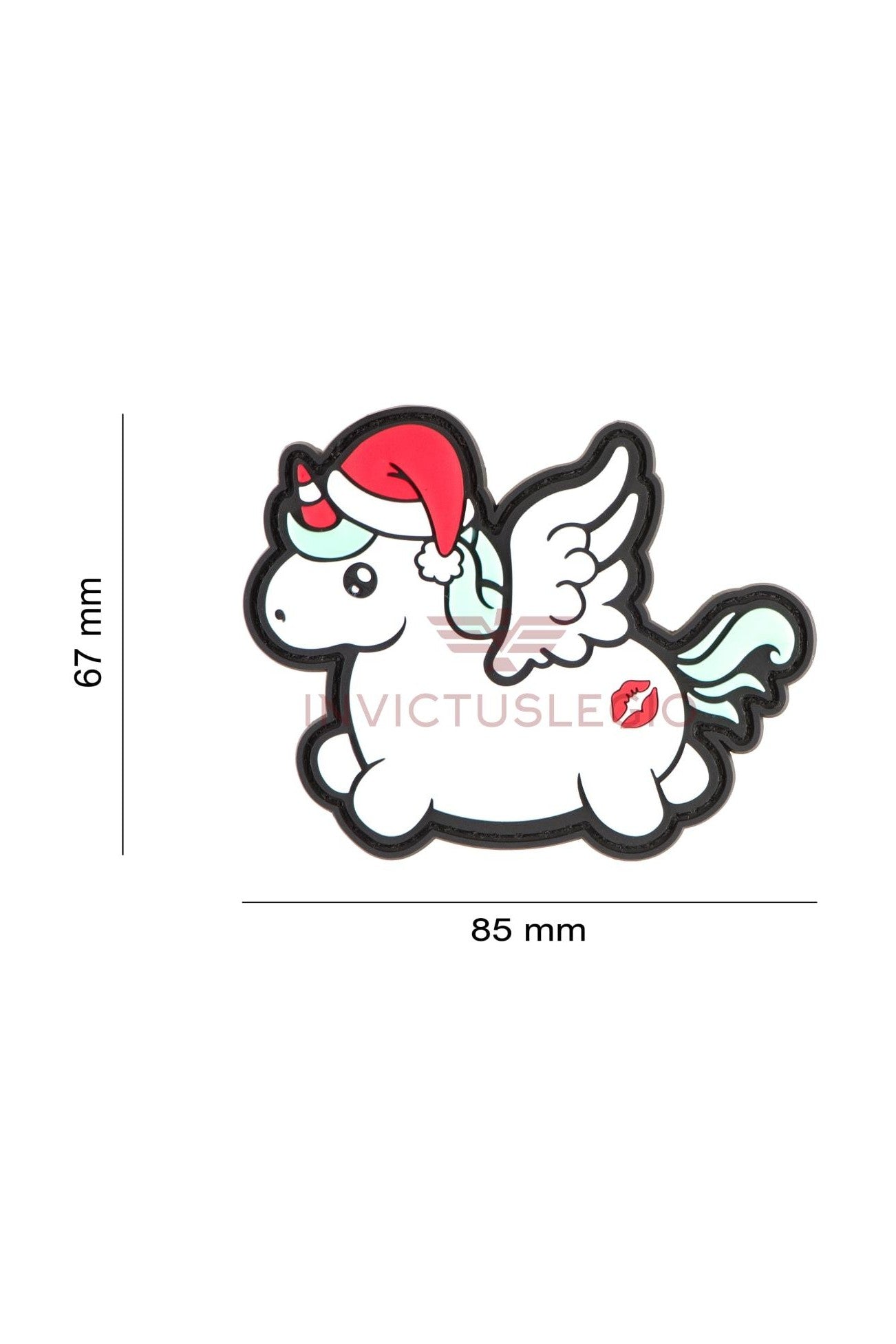 JTG CHRISTMAS UNICORN RUBBER PATCH - INVICTUSLEGIO
