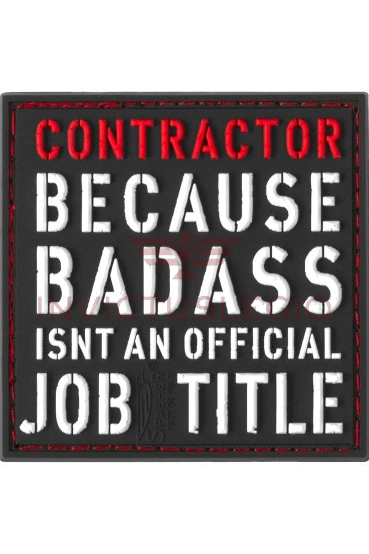 JTG CONTRACTOR RUBBER PATCH - INVICTUSLEGIO